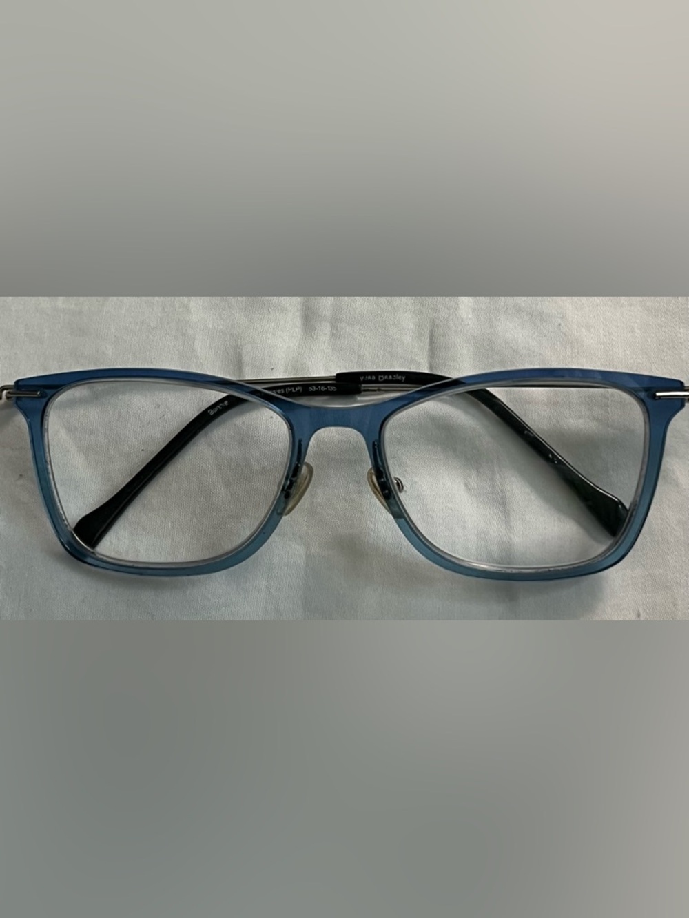 Vera Bradley Plum Pansies Glasses Frame Only 53-16-135